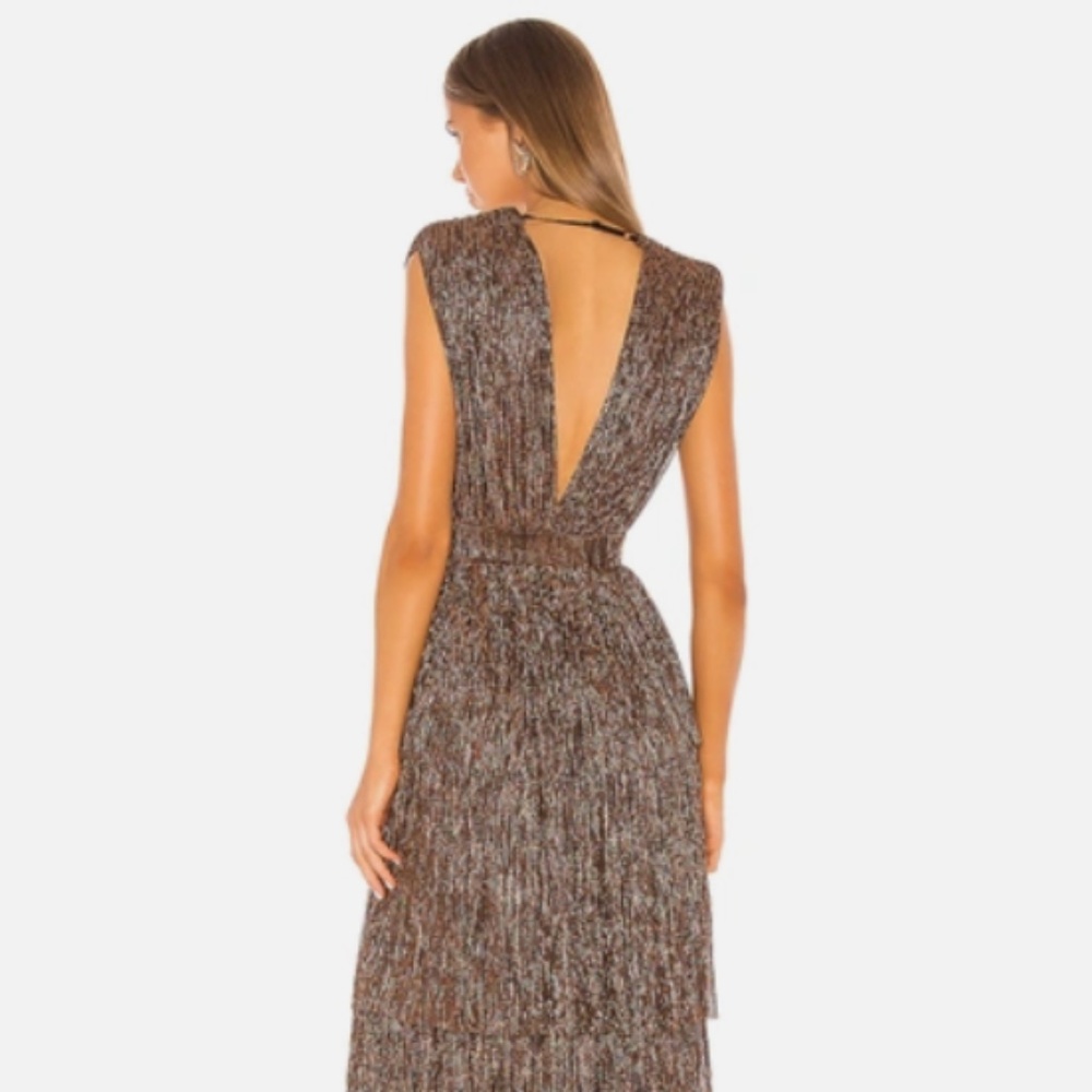 Sabina Musayev Skylar Gown in Bronze (XS) - Picture 3 of 7